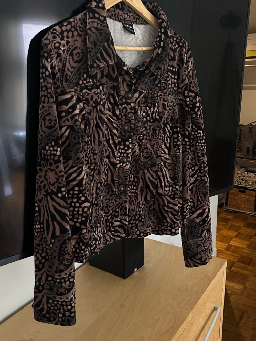 Jean jack style velvet jacket 14